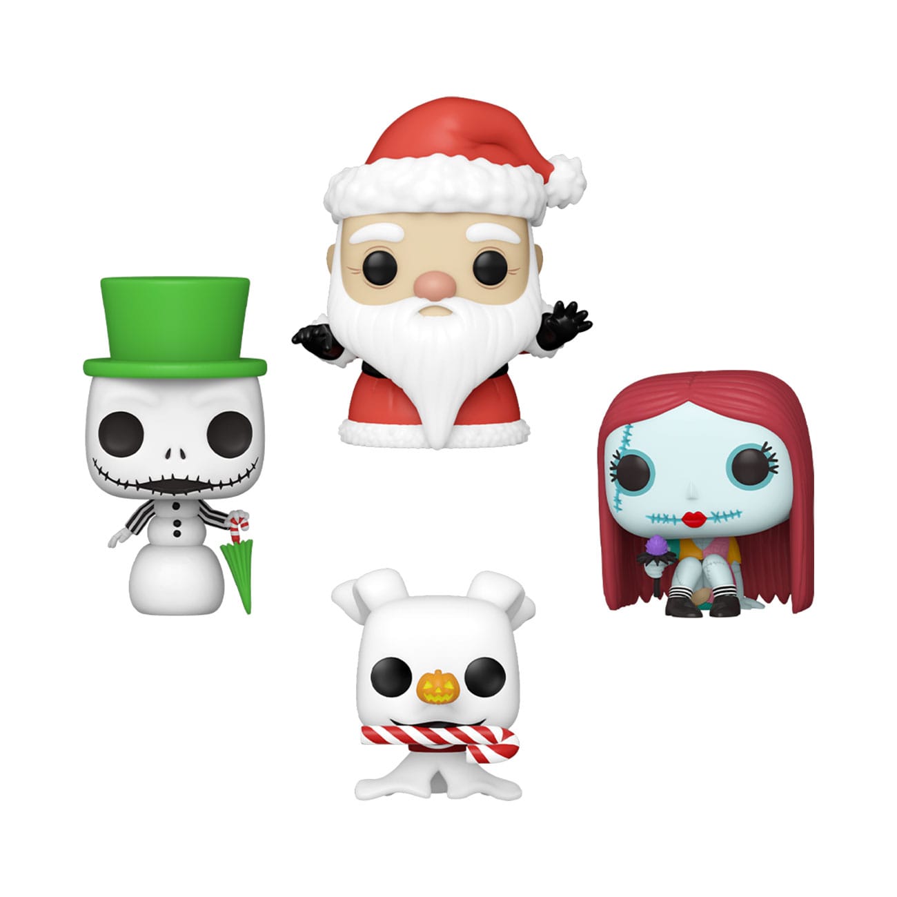 Funko Pocket POP! "Happy Holiday Tree" Nightmare before Christmas 4-Pack (2023)