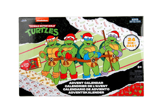 Teenage Mutant Ninja Turtles "Adventskalender Holiday" Diecast Metall Minifiguren (2024)