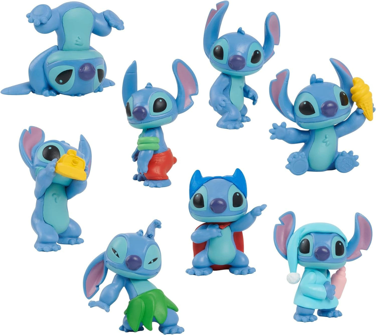 Disney Lilo & Stitch "Minifiguren" 8er-Pack Stitch Collectible Figure Set 7 cm (2024)