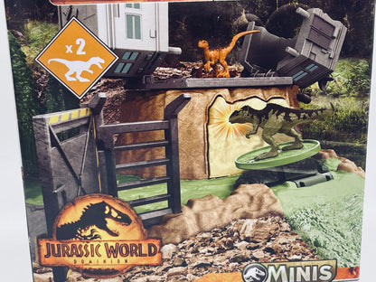 Jurassic World Dominion Minis Giganotosaurus Spielset Launch & Destroy (Mattel)