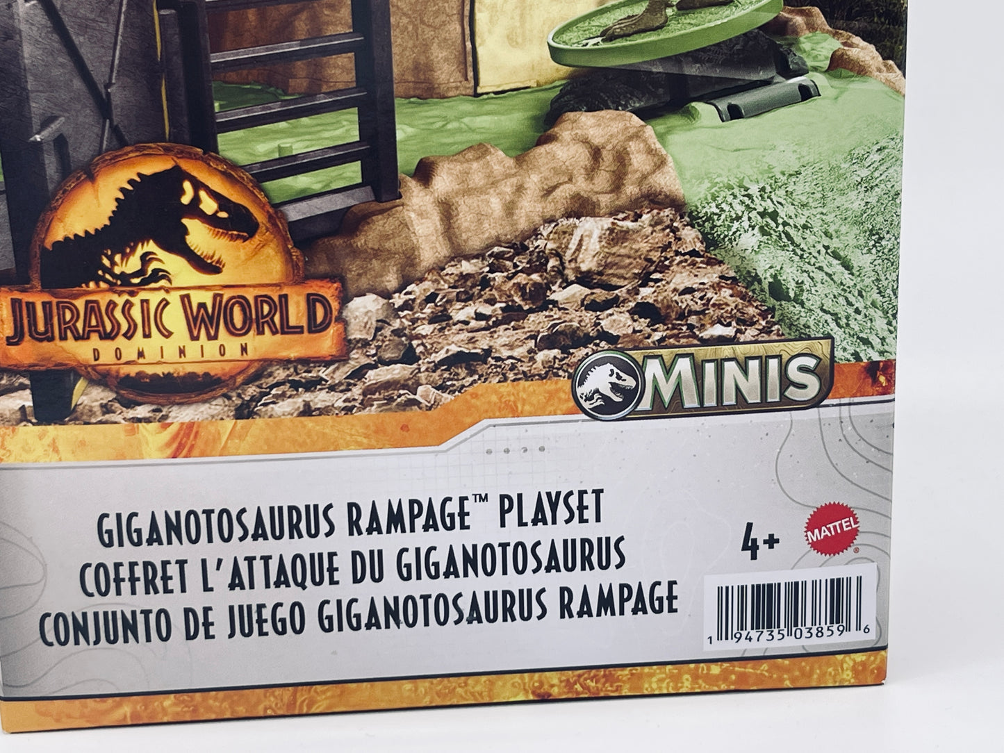 Jurassic World Dominion Minis Giganotosaurus Spielset Launch & Destroy (Mattel)