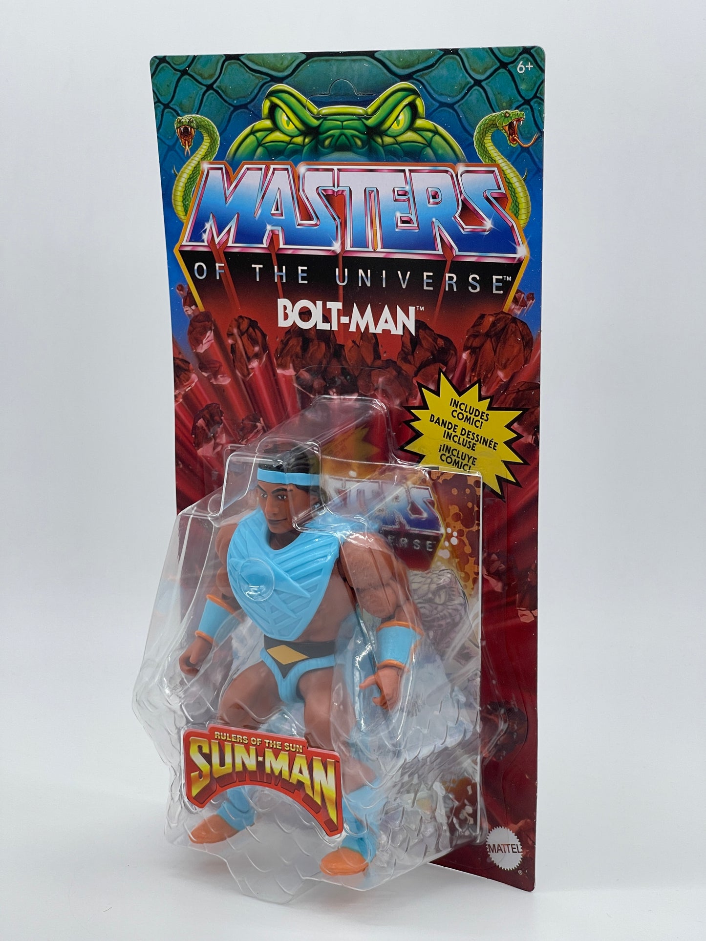 Masters of the Universe Origins "Bolt-Man" Sun Man unpunched MOTU (2022)