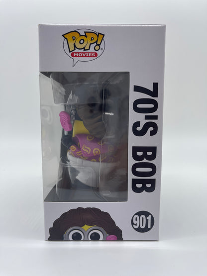 Funko Pop! Movies "70's Bob" #901 Minions Rise of Gru Universal Studios