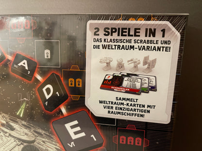 Star Wars Brettspiel - SCRABBLE - 2 Spiele in 1 Klassisch und Weltraum-Variante