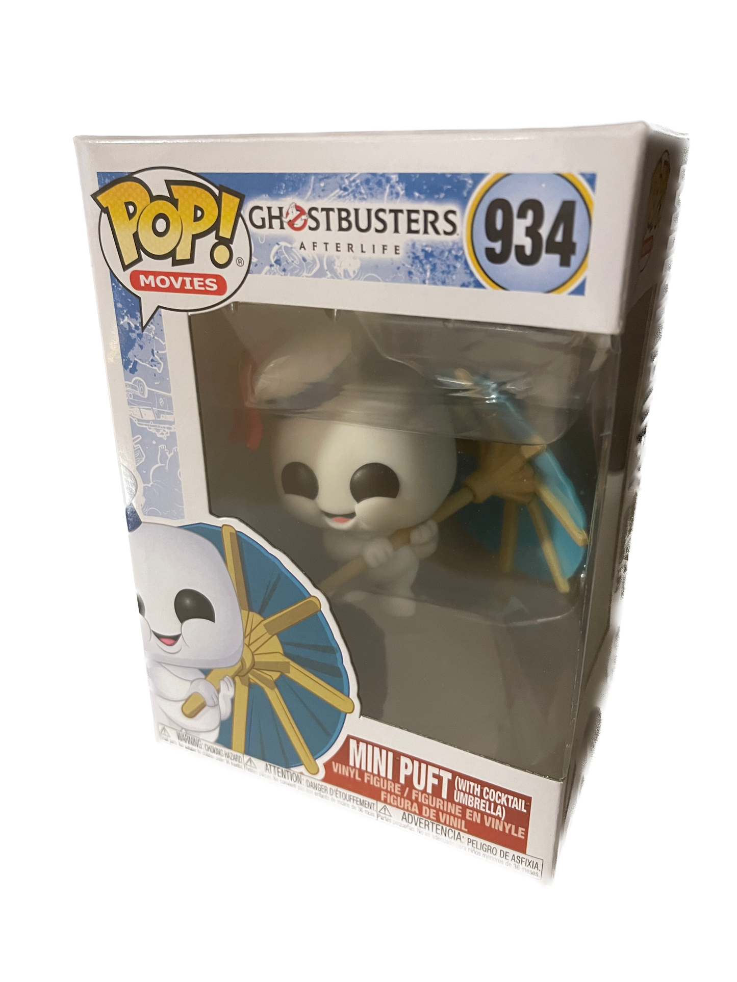 Funko POP Ghostbusters Mini Puft Cracker, Fire, Umbrella, Lighter, Cappuccino