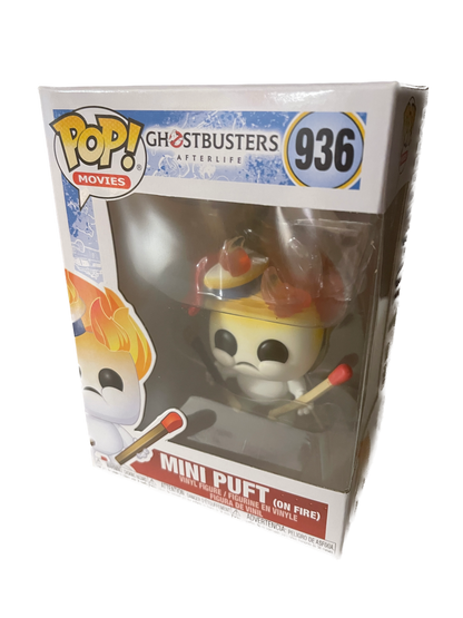 Funko POP Ghostbusters Mini Puft Cracker, Fire, Umbrella, Lighter, Cappuccino