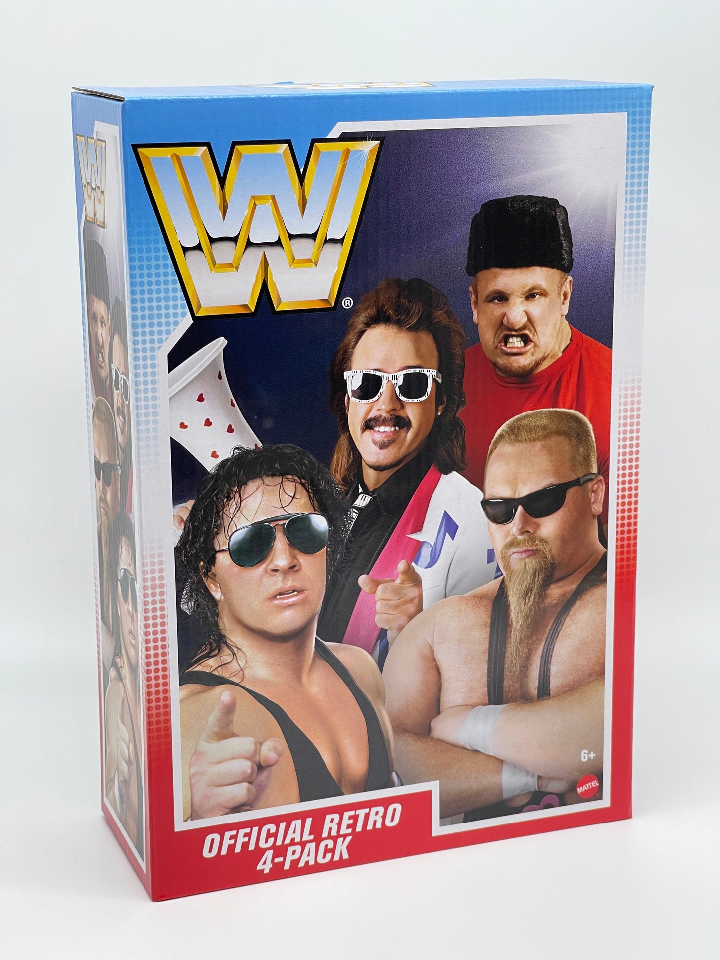 Mattel Creations WWE Official Retro Figures Set 4-Pack Wave #2 (2022)