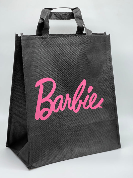 Original Barbie "Tragetasche, Tüte" mit Barbie Logo schwarz/pink (Mattel)
